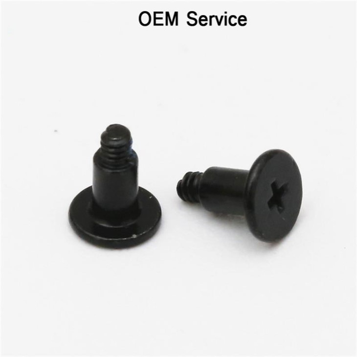 High Precision Steel Black Tiny Steps Screws