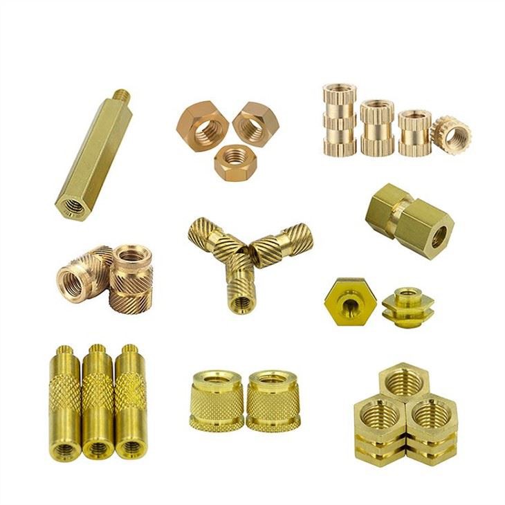 Brass Insert Knurled Nuts